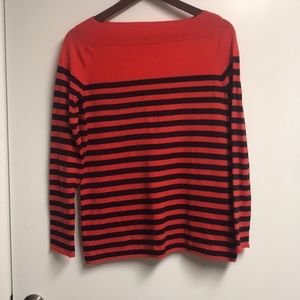 Gap striped boatneck sweater
